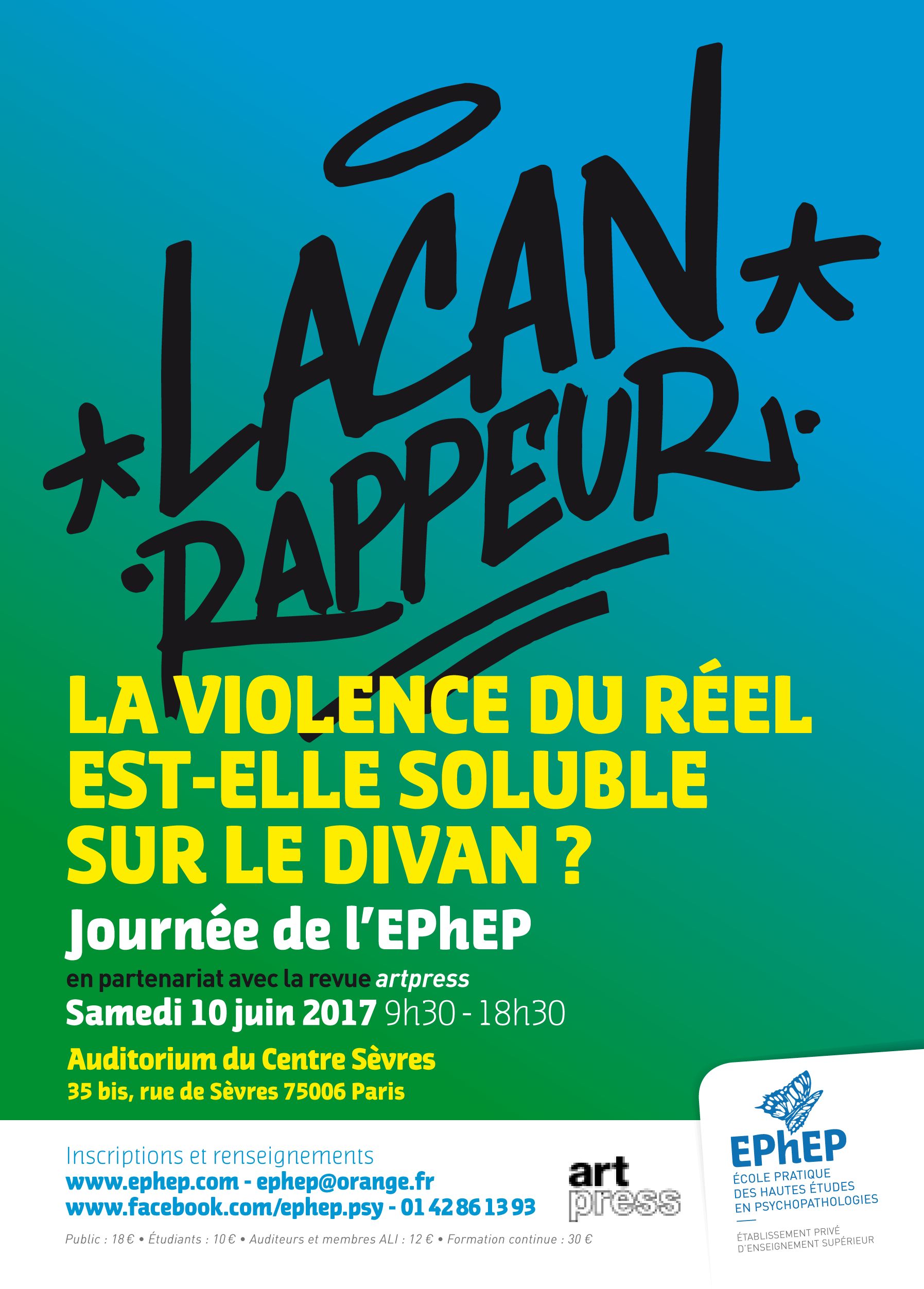 Affiche Lacan rappeur - EPhEP 2017