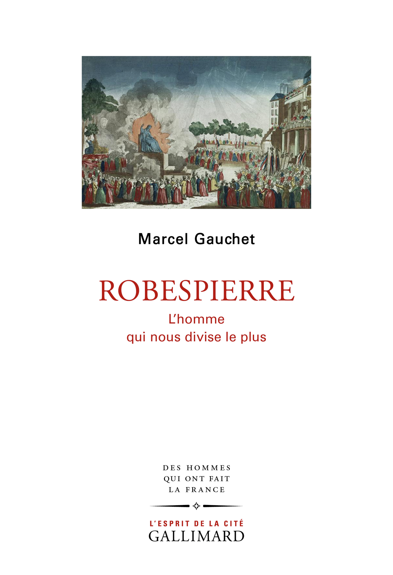 Couverture du livre "Robespierre. L'homme qui nous divise"